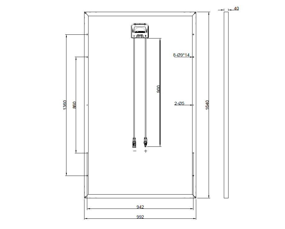 JC250M-24Bb　【ReneSola】の代替品 旧型番太陽光パネル GBP250P-60PND