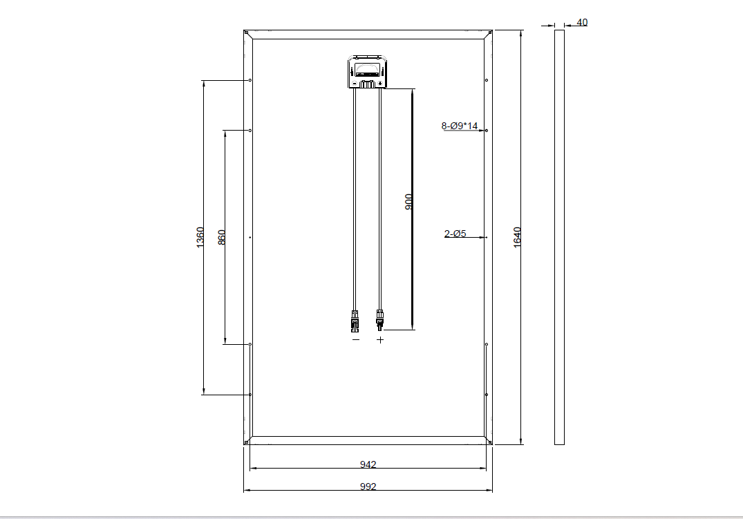 JC270M-24/Bbs【ReneSola】の代替品 旧型番太陽光パネル GBP270G1-M