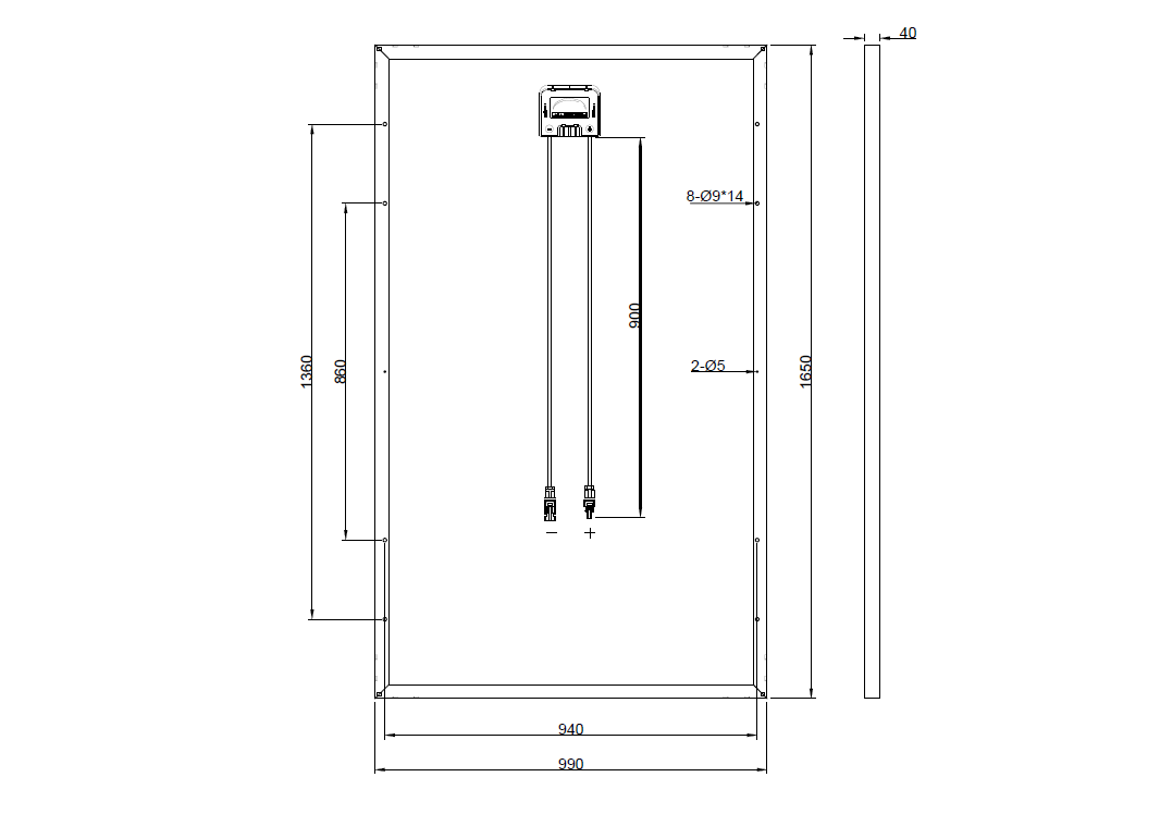 YL270C-30ｂ【Yingli Solar】の代替品 旧型番太陽光パネル GBP270G1-M