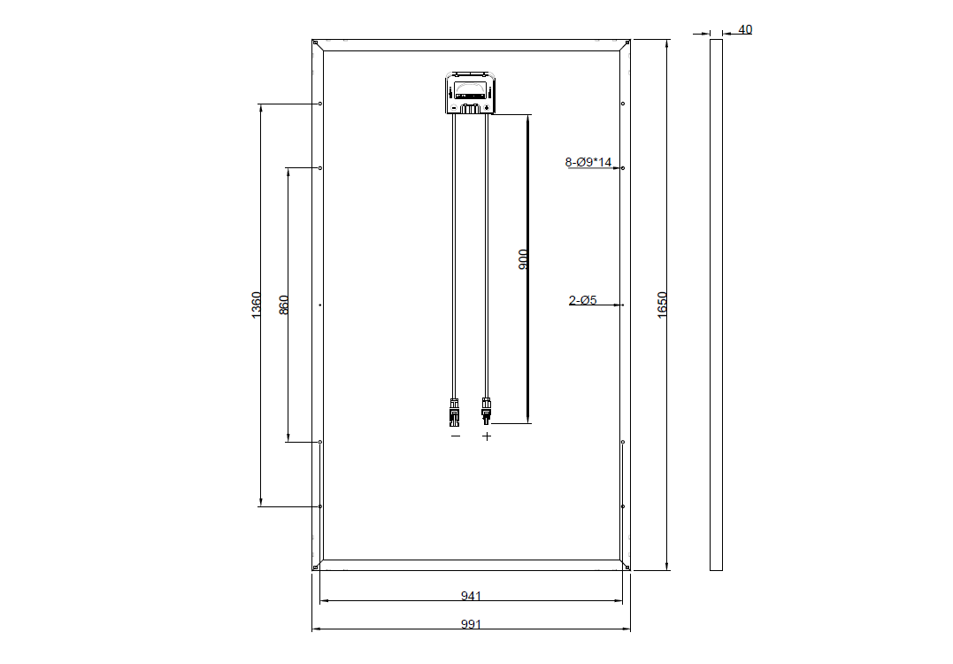 ESP6-60-250/SI【E-Solar】の代替品 旧型番太陽光パネル GBP250P-60PND
