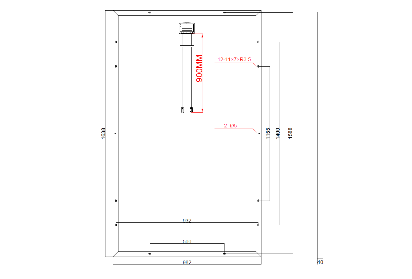 CS6P-240P【Canadian Solar】の代替品 旧型番太陽光パネル GBP240P-60