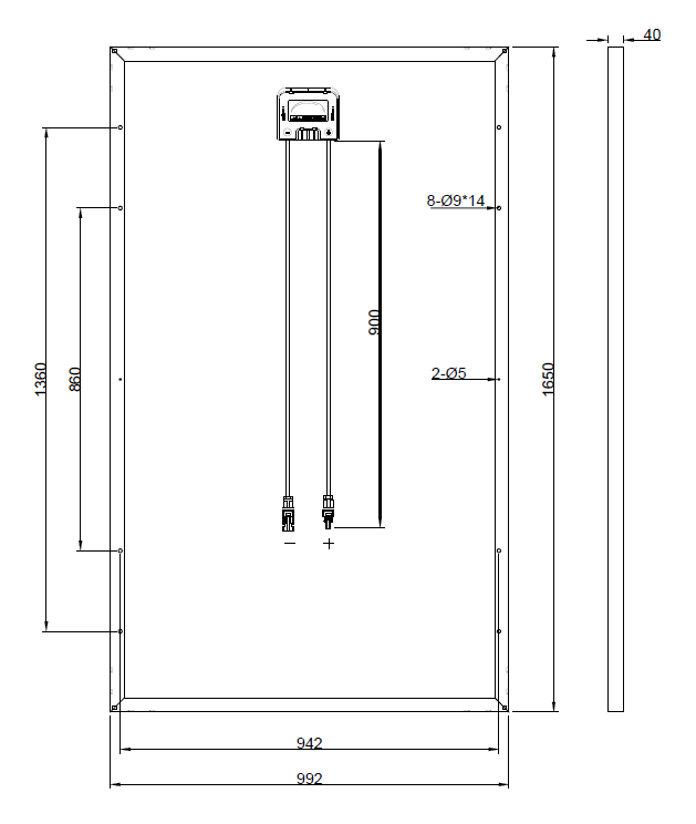 KD-T250【Kingdom Solar】の代替品 旧型番太陽光パネル GBP250P-60PND