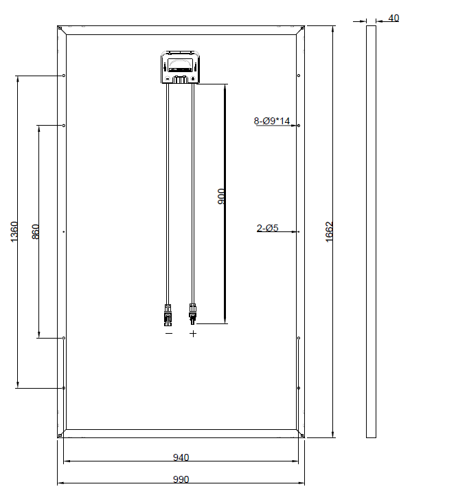 KK265P-3CD3CG【KYOCERA】の代替品 旧型番太陽光パネル GBP265P-60PS