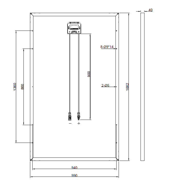 KK280P-3CD-3CG【KYOCERA】の代替品 旧型番太陽光パネル GBP280G1-M