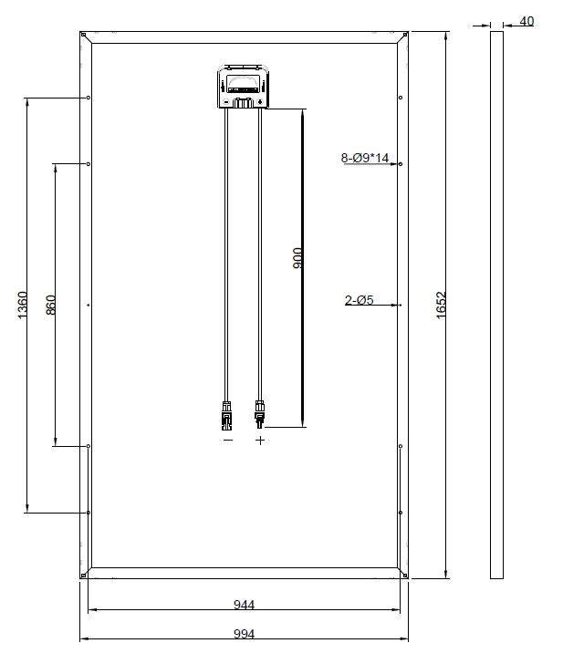 ND-245FB【SHARP】の代替品 旧型番太陽光パネル GBP245P-60