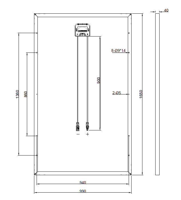 YL260P-29b【Yingli Solar】の代替品 旧型番太陽光パネル GBP260P-60PA