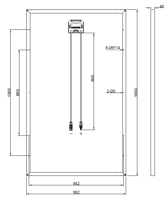 IM60C3-240-T12B50【MOTECH】の代替品 旧型番太陽光パネル GBP240P-60