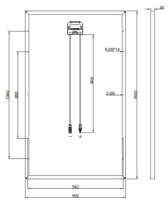 IM60D2-245-T12B50J【MOTECH】の代替品 旧型番太陽光パネル GBP245P-60