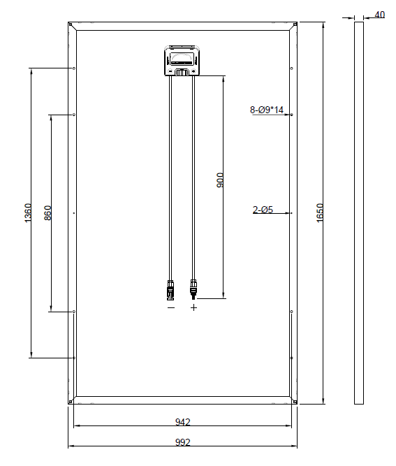 NERP156×156-60-P SI 255W【Next Energy】の代替品 旧型番太陽光パネル GBP255PA-P
