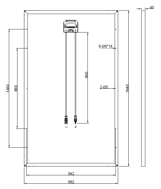 JC260M-24Bb【ReneSola】の代替品 旧型番太陽光パネル GBP260P-60PA