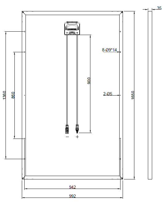 UL-275P-60【Ulice Solar】の代替品 旧型番太陽光パネル GBP275G1-M