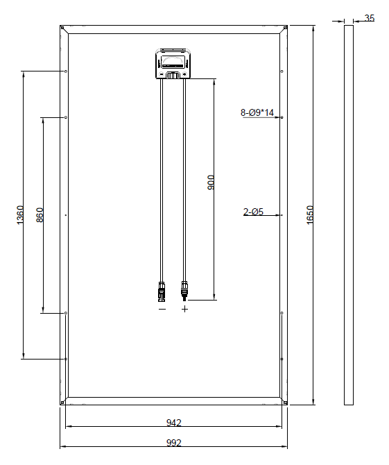 UP-M280P【Upsolar】の代替品 旧型番太陽光パネル GBP280G1-M