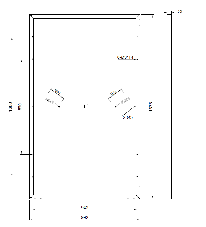 TSM-315DE05H.08(II)【Trina Solar】の代替品 旧型番太陽光パネル GBP315M2-M