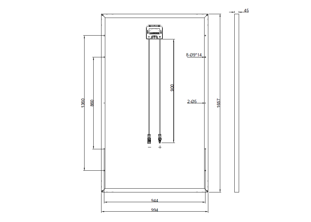 PV-MGJ305DBFKS【Mitsubishi】の代替品 旧型番太陽光パネル GBP305G1-M
