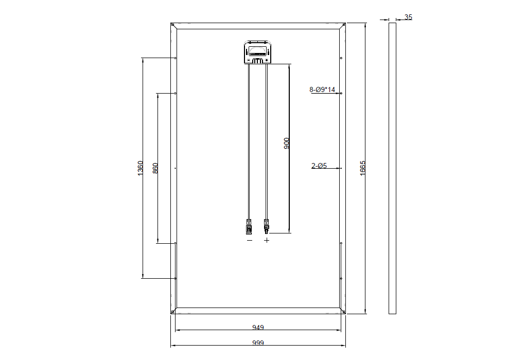 WST-265P6【WINAICO】の代替品 旧型番太陽光パネル GBP265P-60PS